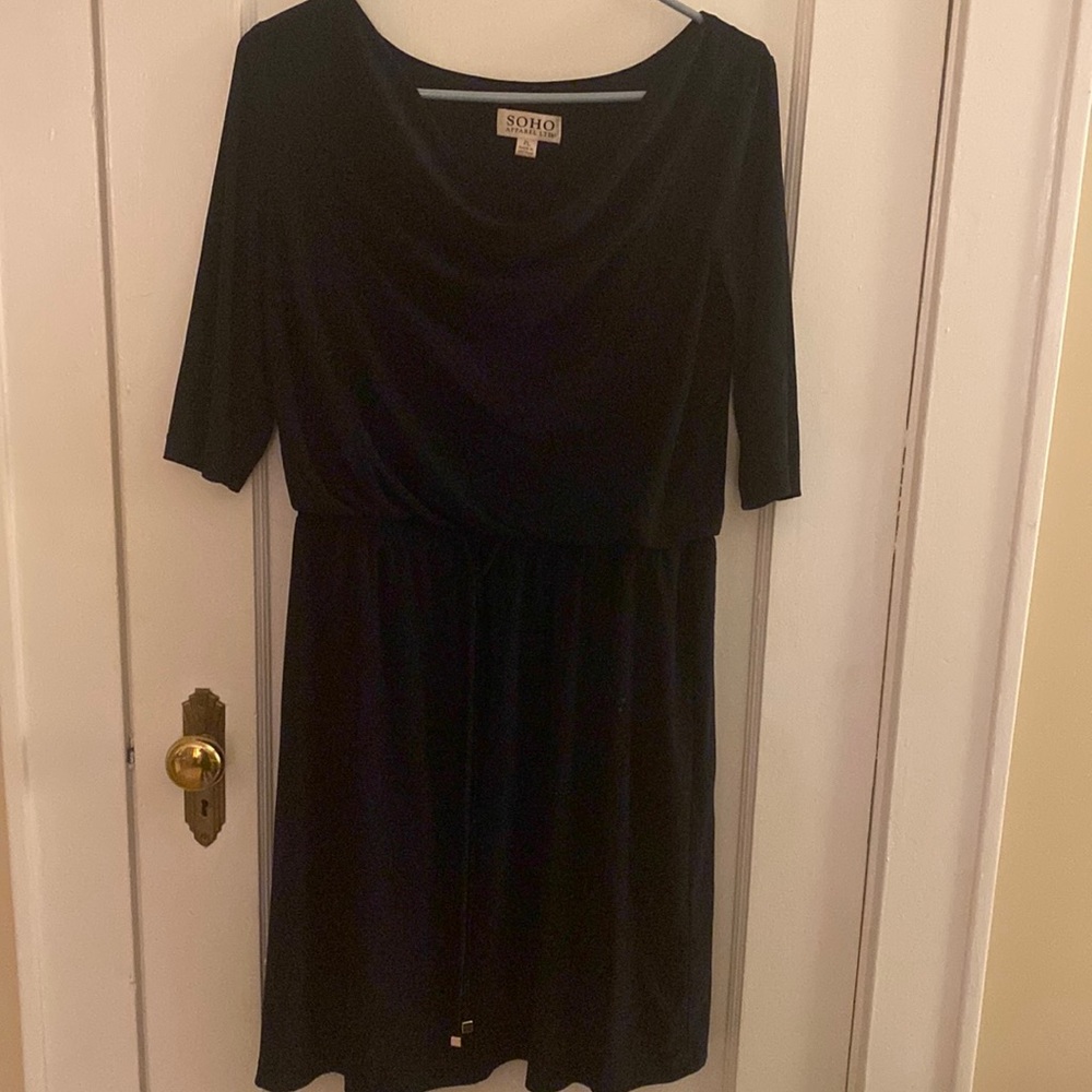 Women’s dark blue dress